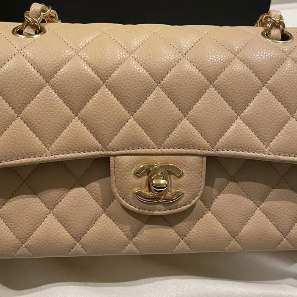 👸🏼 CHANEL CAVIAR SMALL CLASSIC DOUBLE FLAP BAG